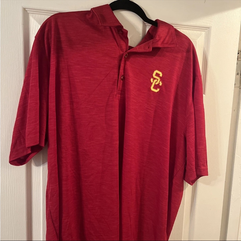USC Trojans Polo Sz 2Xl Ships Fast Good Condition